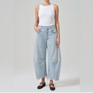 Citizens Of Humanity Light Blue Wide Leg Jeans